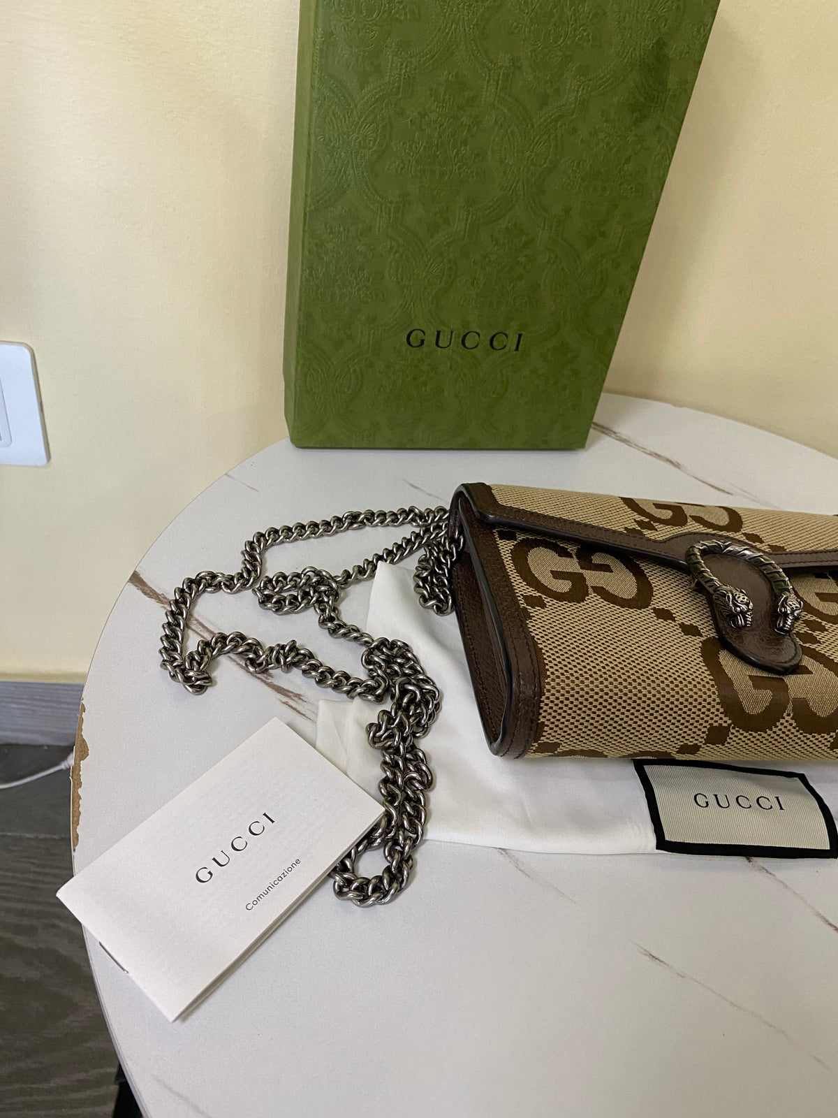 Borsa Gucci Dionysus Wallet Jumbo GG