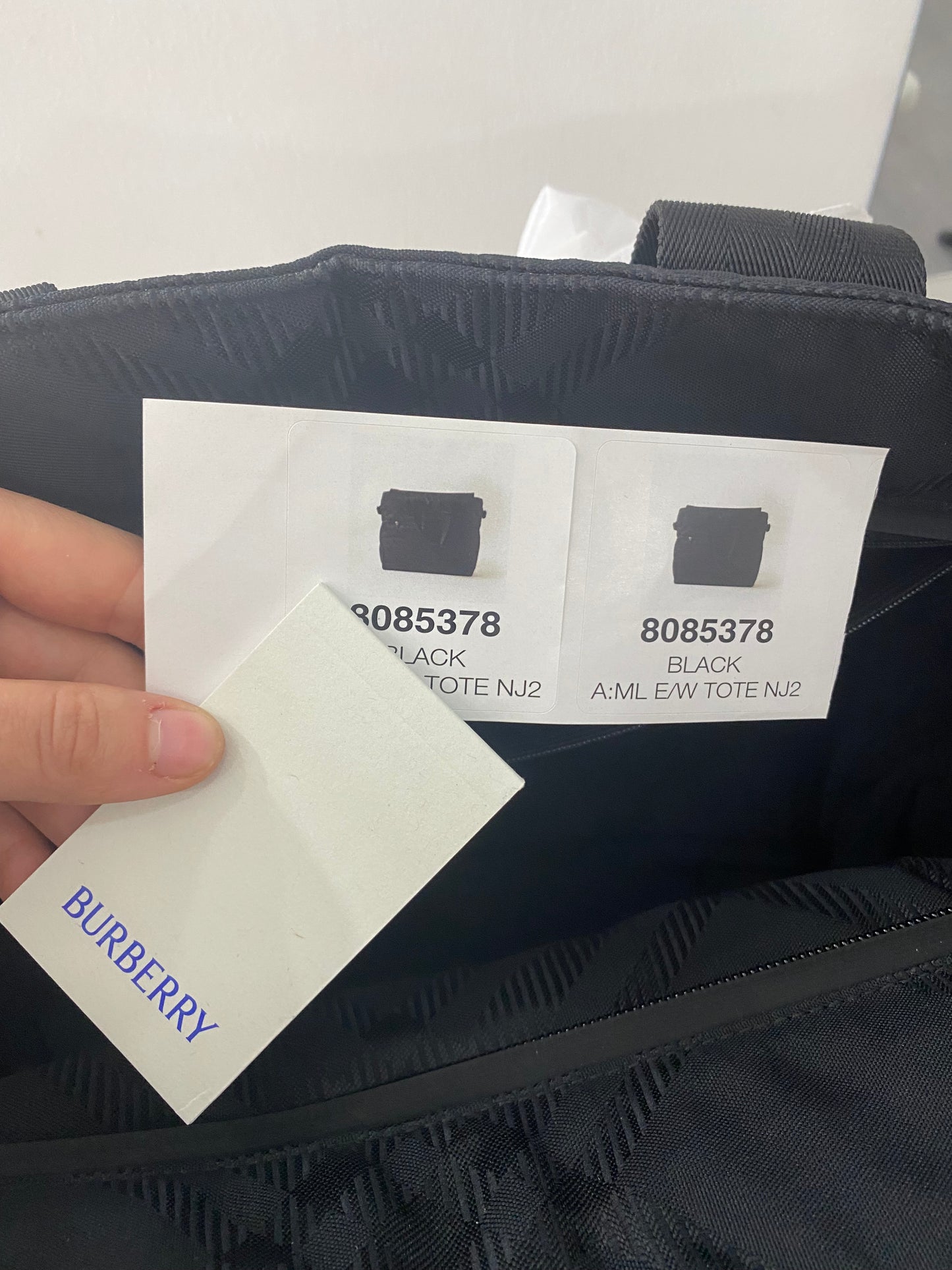 Set Borsa e pochette Burberry