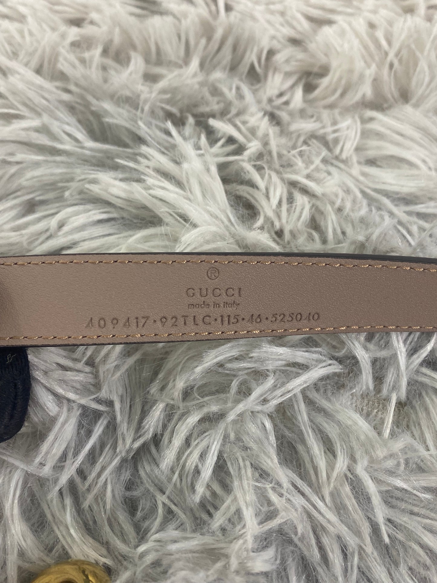 Cintura Gucci GG Sottile