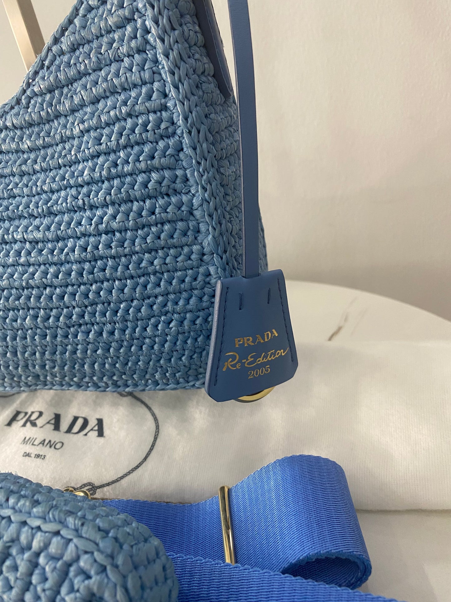 Borsa Prada Re-Edition 2005 in crochet