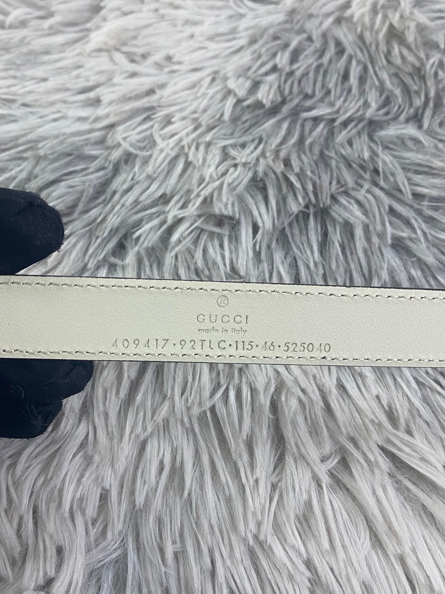 Cintura Gucci GG Sottile