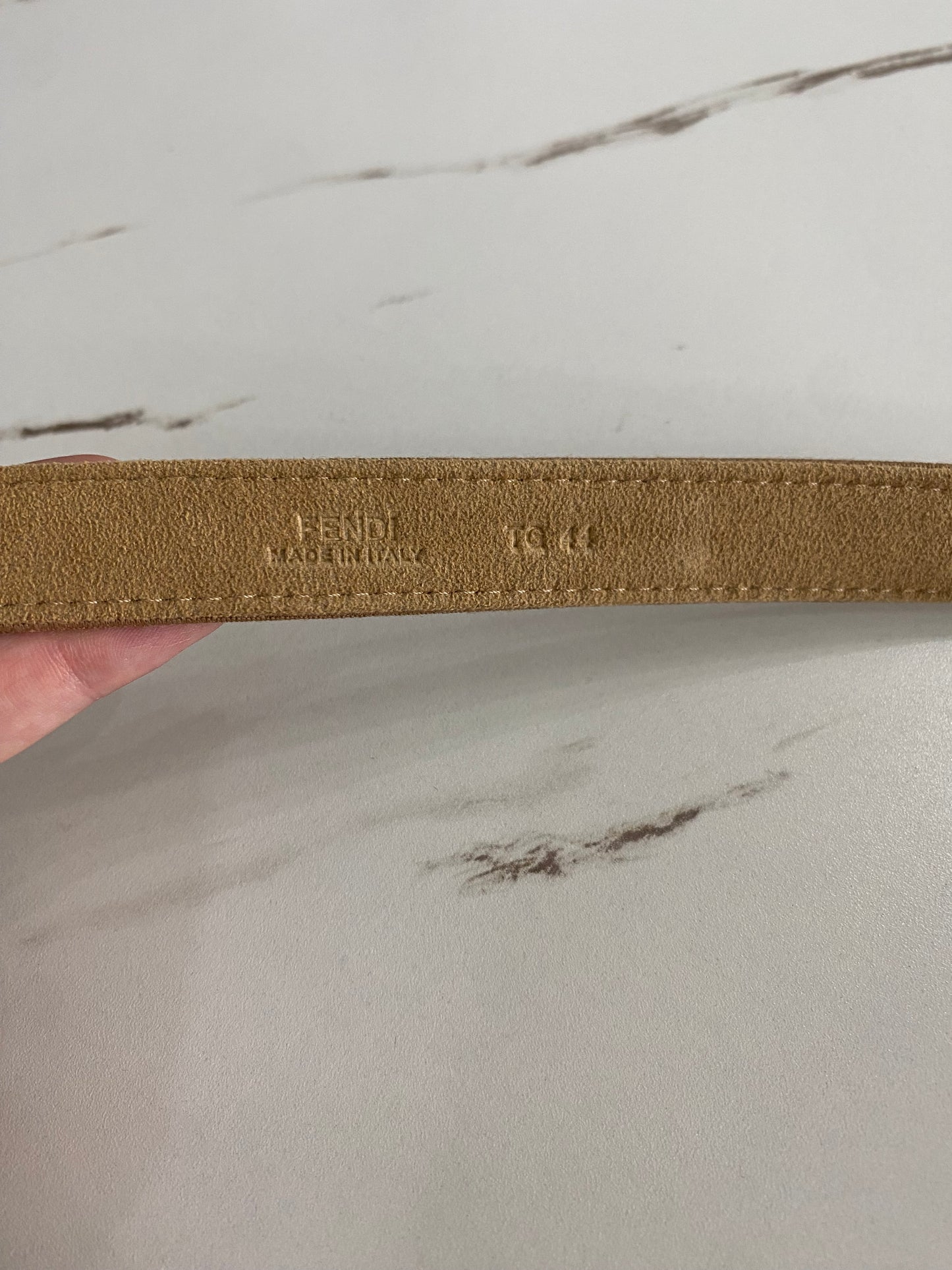 Cintura Fendi sottile FF 44