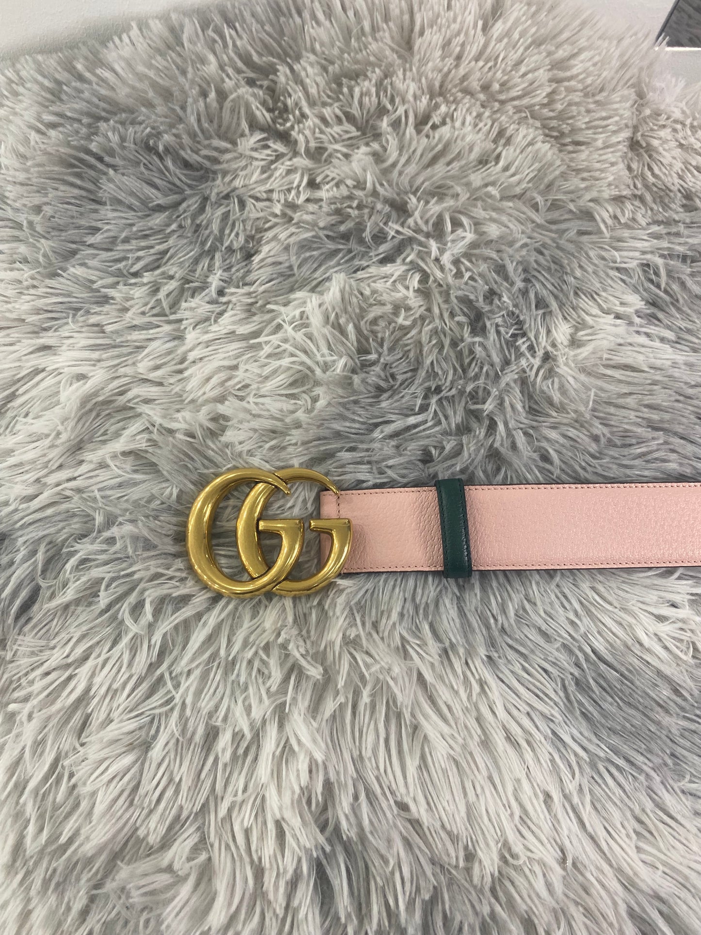 Cintura Gucci GG Bicolore