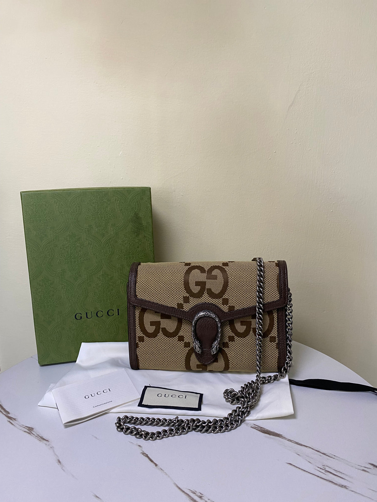 Borsa Gucci Dionysus Wallet Jumbo GG