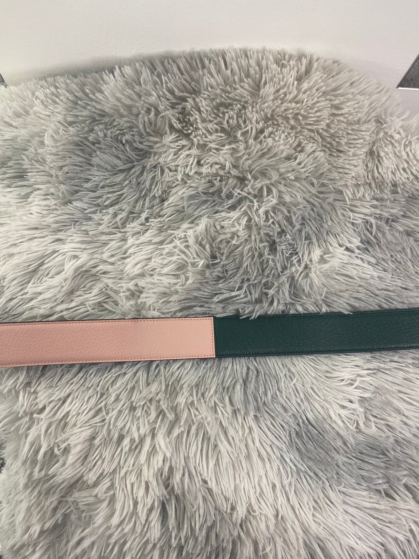 Cintura Gucci GG Bicolore