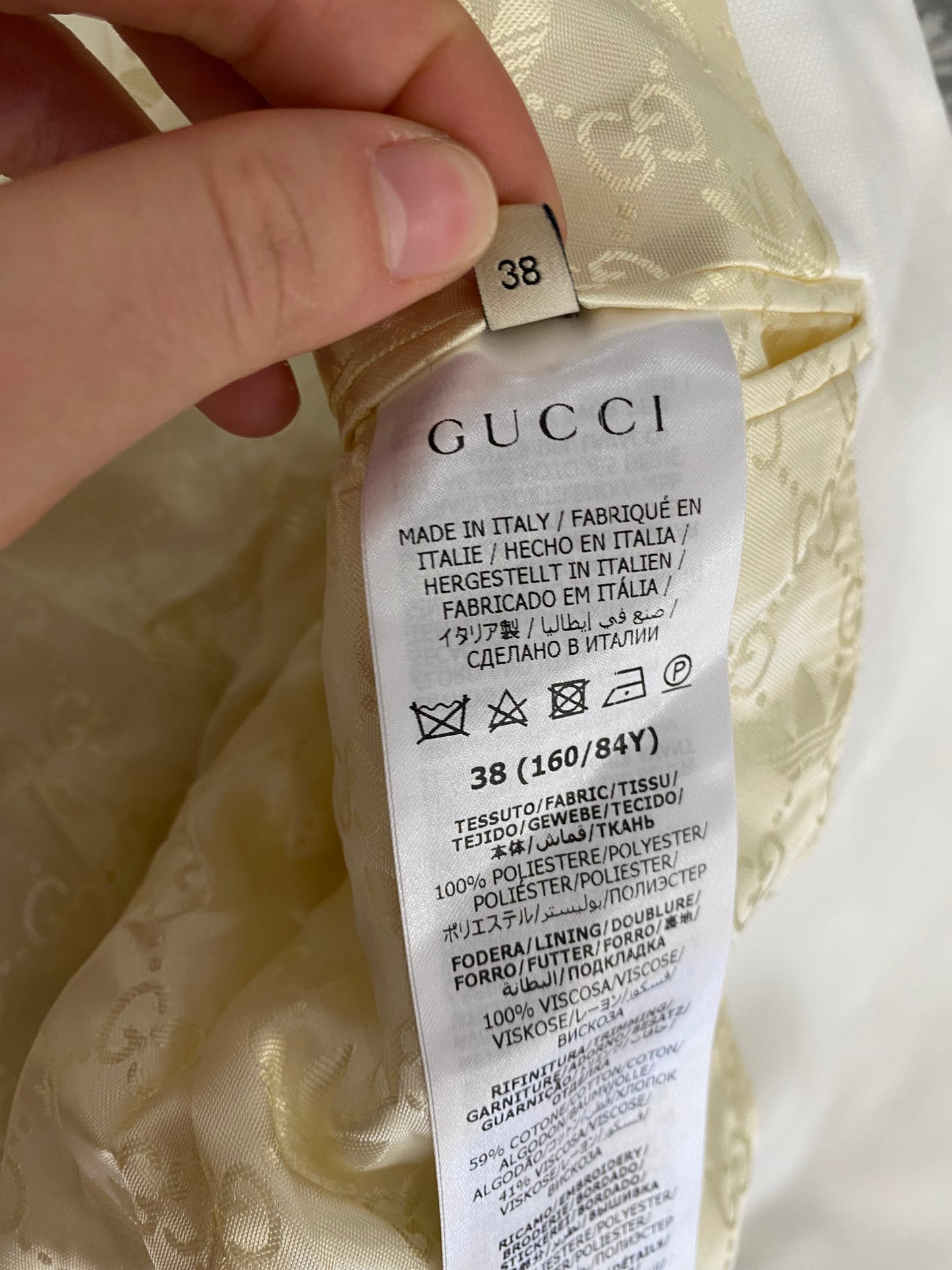 Giacca Gucci X Adidas GG