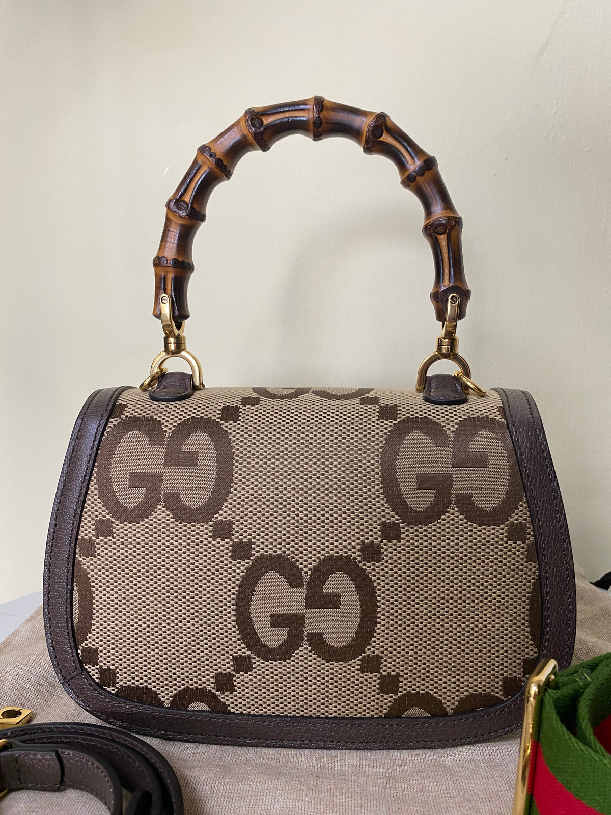 Borsa Gucci Bamboo Small Jumbo GG