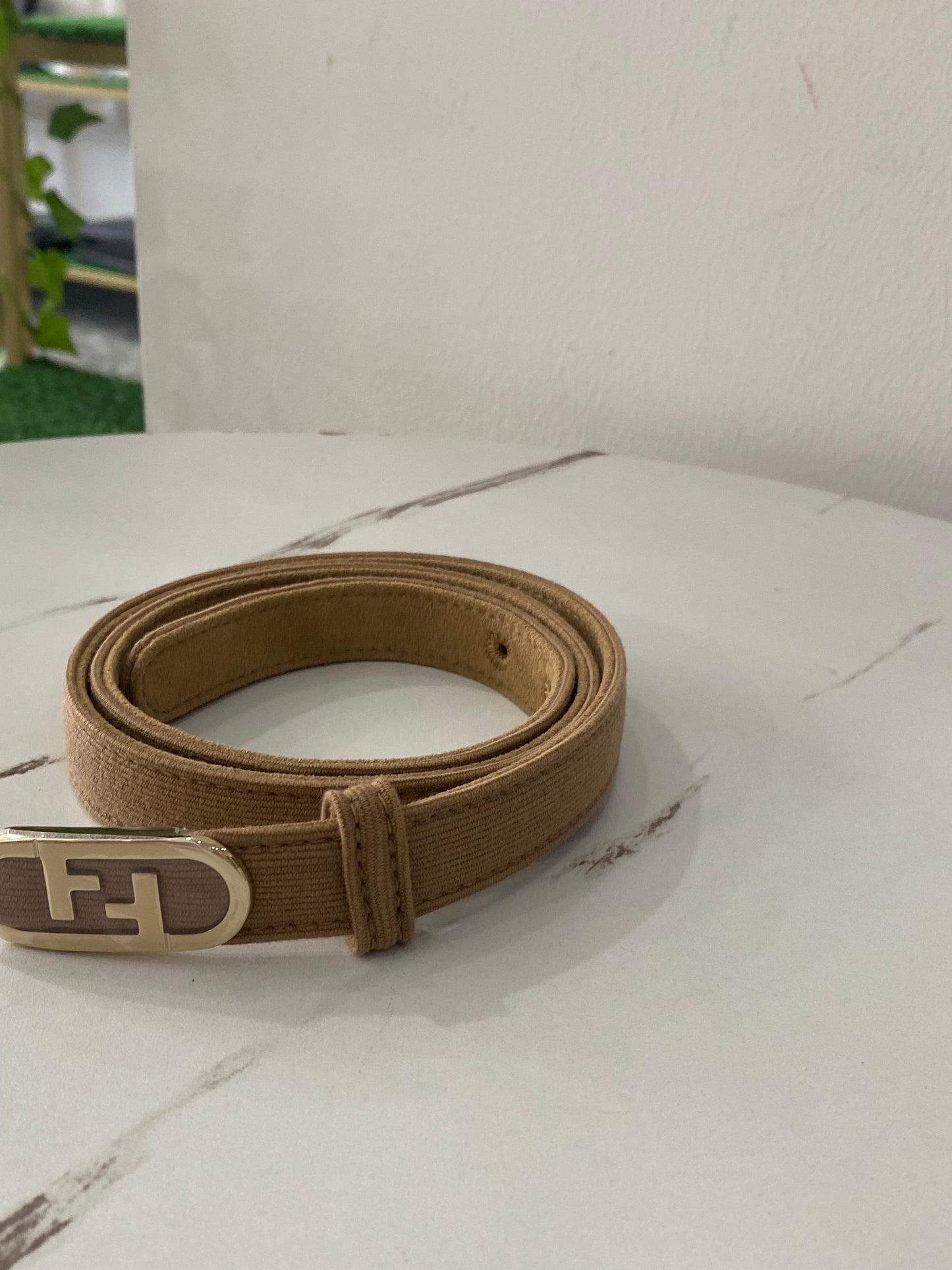 Cintura Fendi sottile FF 40