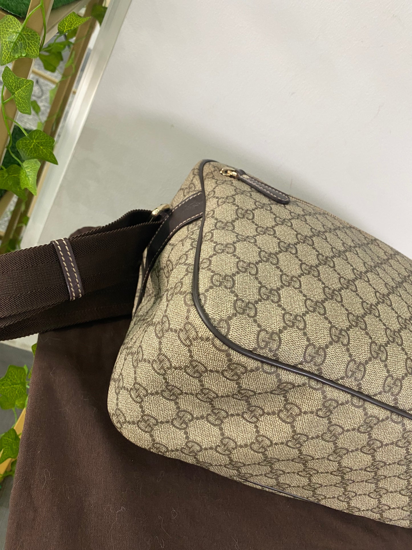 Borsa a tracolla Gucci Messenger GG