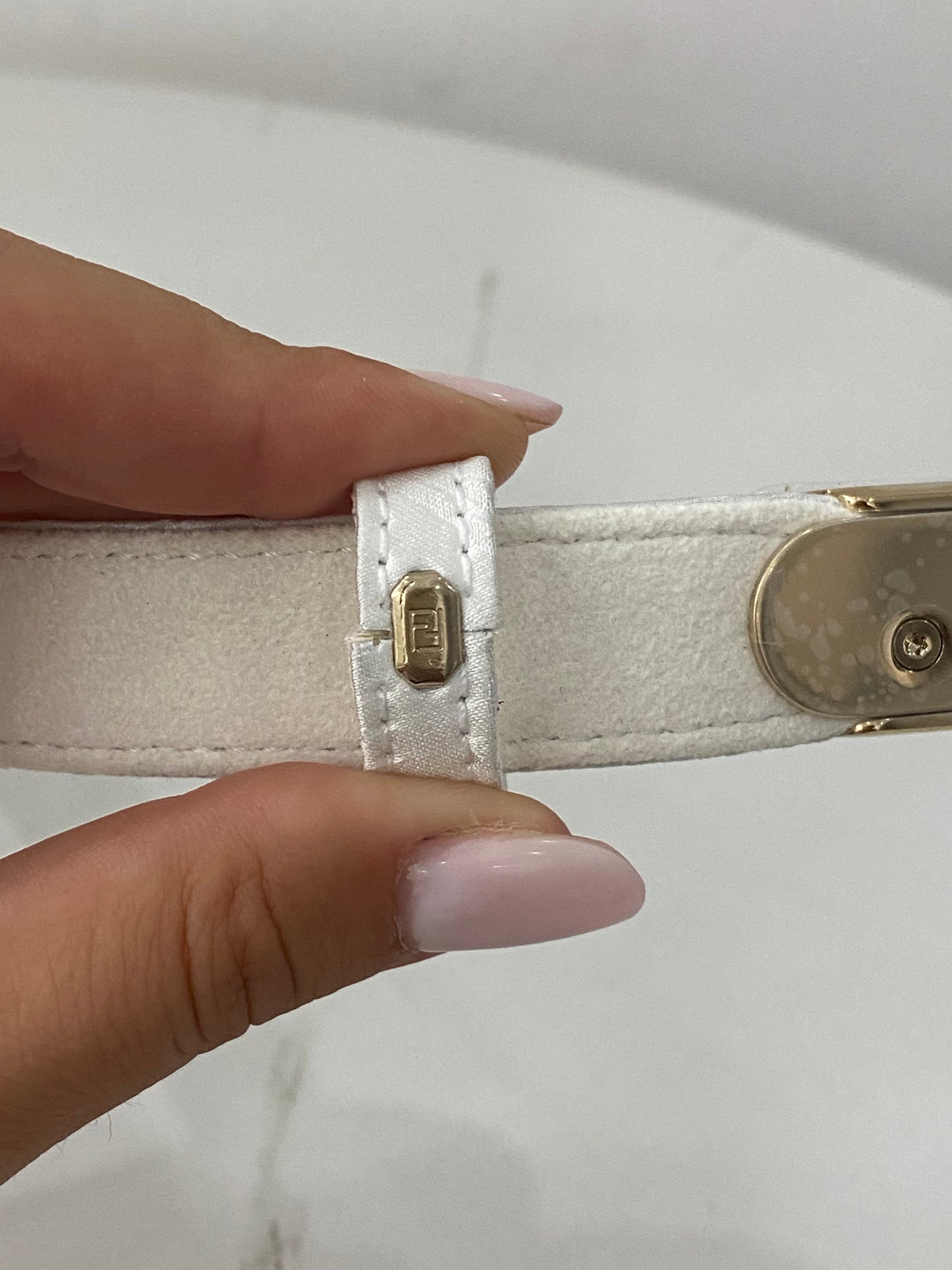 Cintura Fendi sottile FF 46