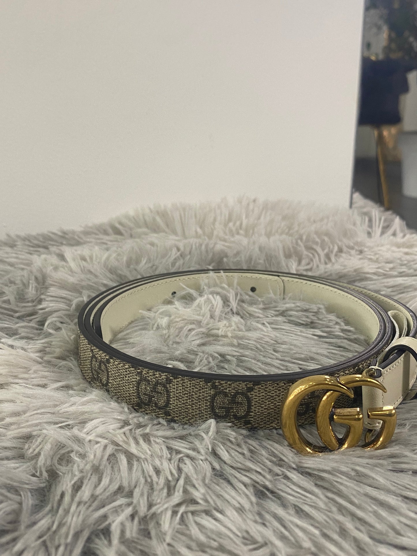 Cintura Gucci GG Sottile