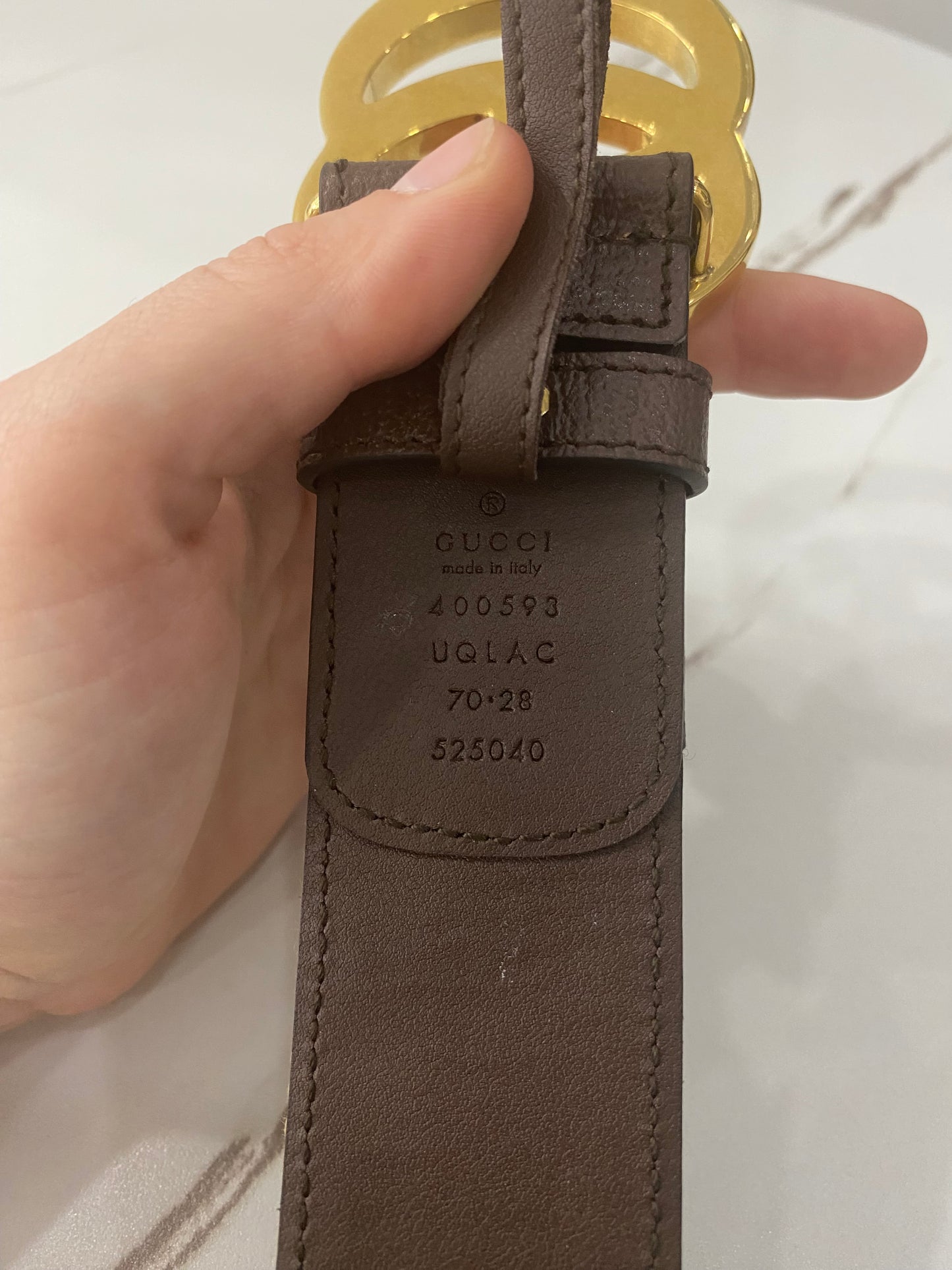 Cintura Gucci GG Jumbo