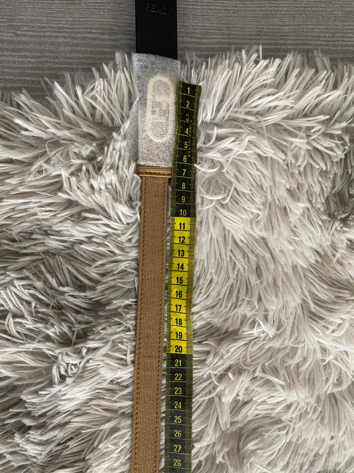 Cintura Fendi sottile FF 44