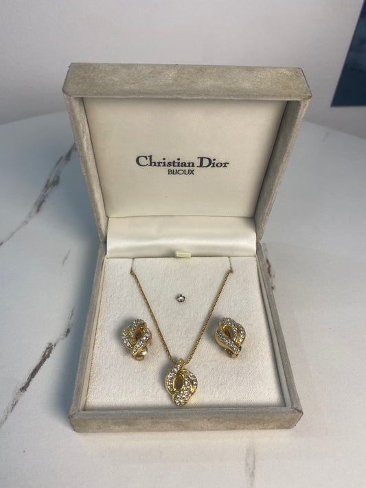 Set Orecchi e Collana Dior
