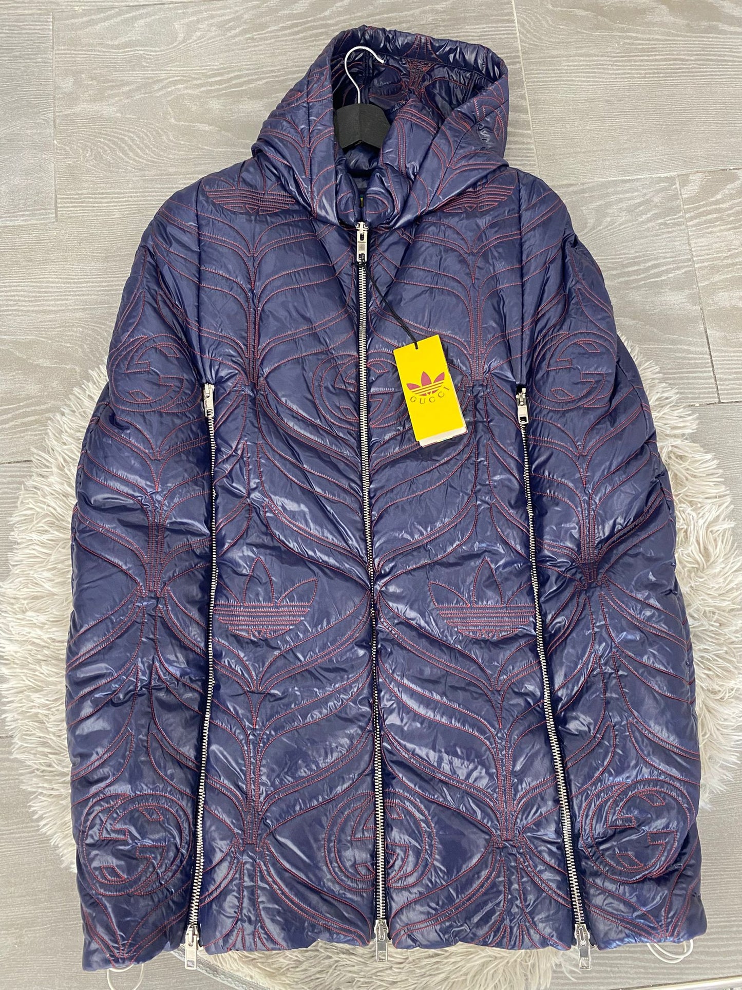 Piumino a Mantella Gucci X Adidas