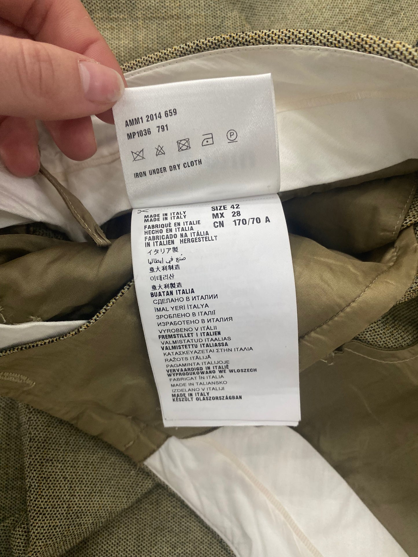 Pantalone Classico Miu Miu