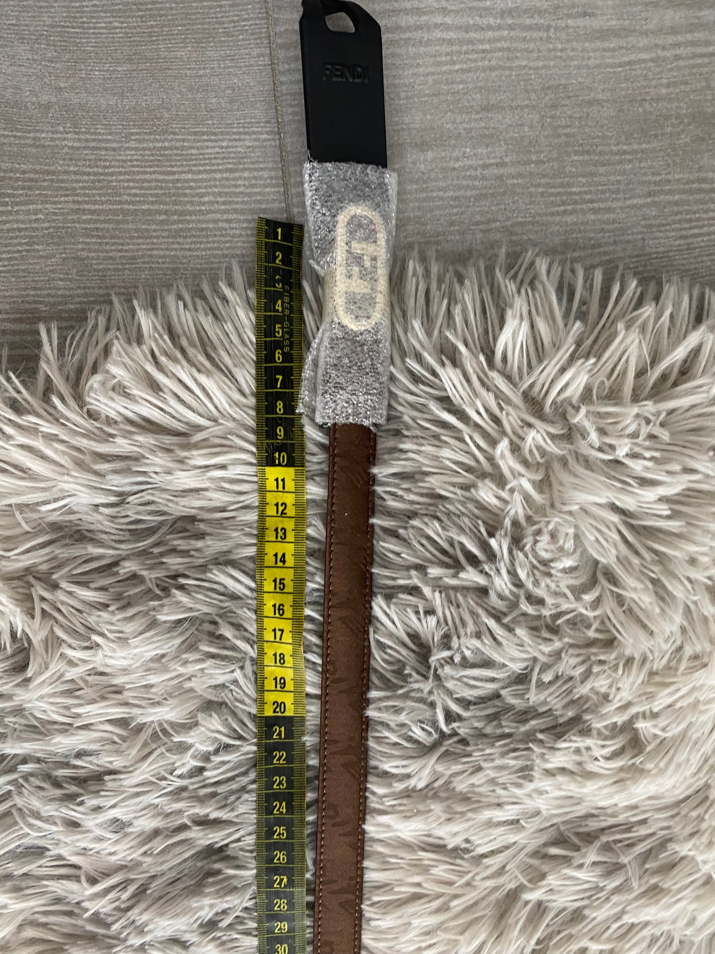 Cintura Fendi sottile FF 42