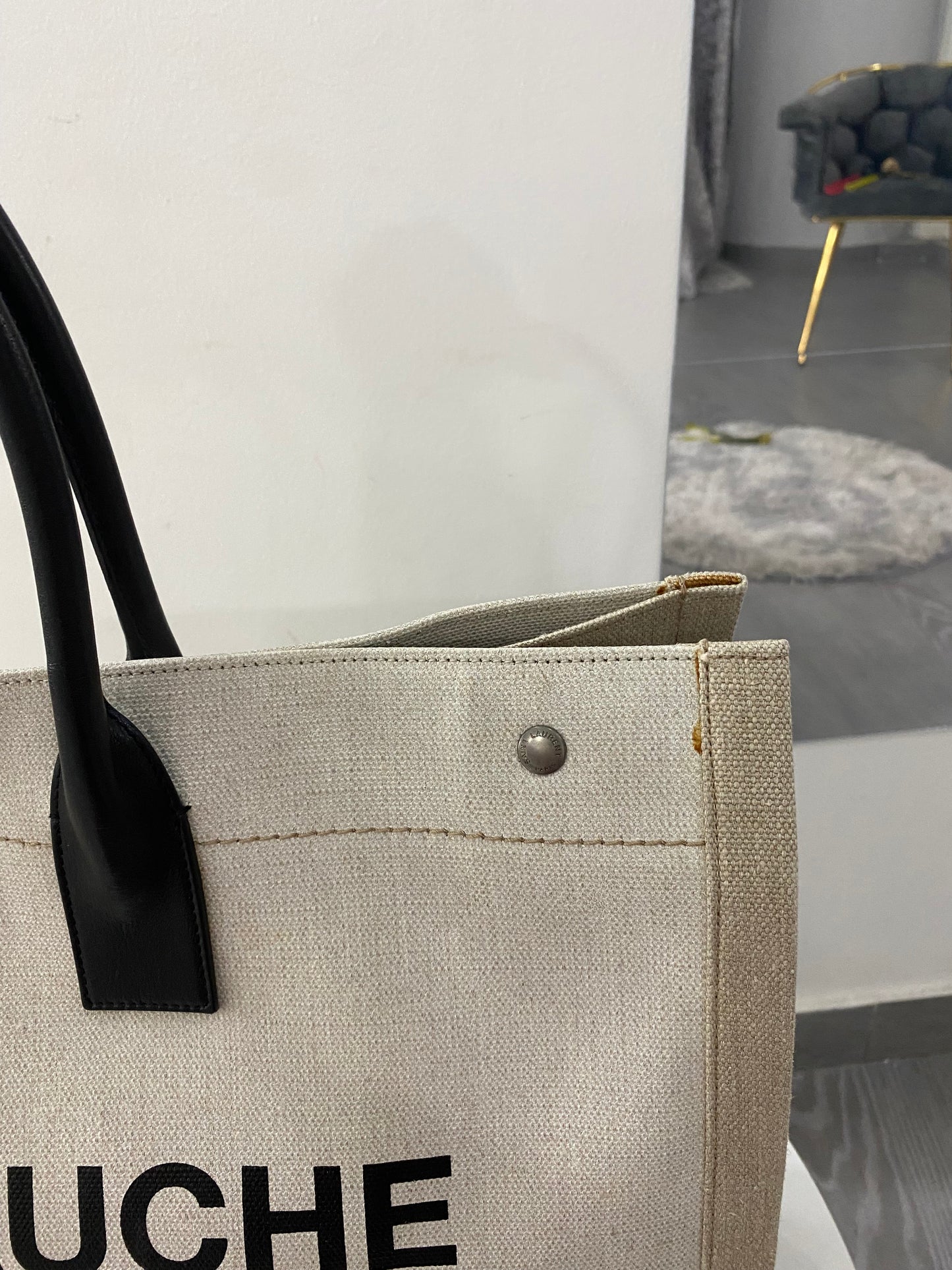 Borsa Tote Saint Laurent Rive Gauche