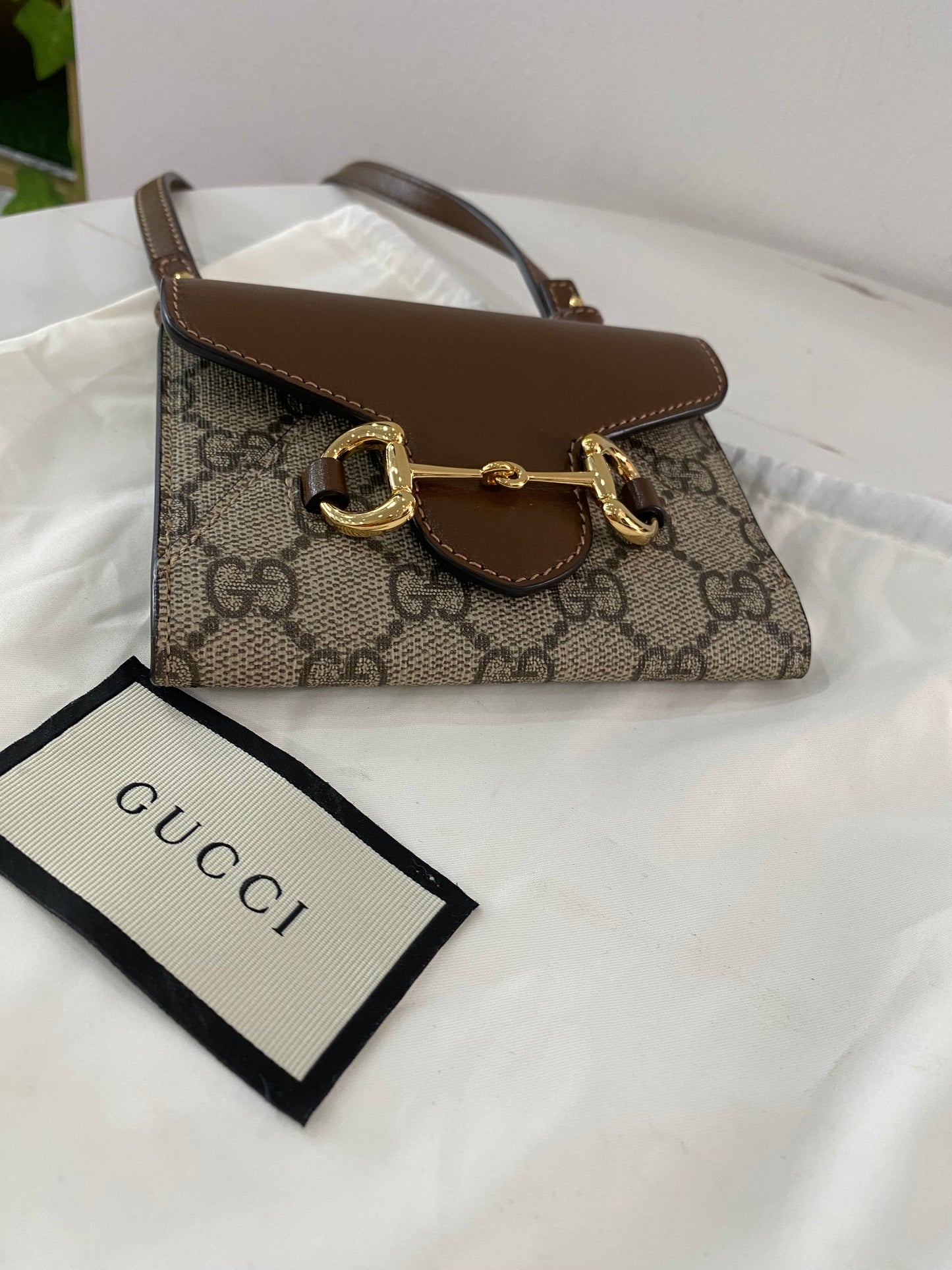 Portafoglio a Tracolla Gucci Horsebit