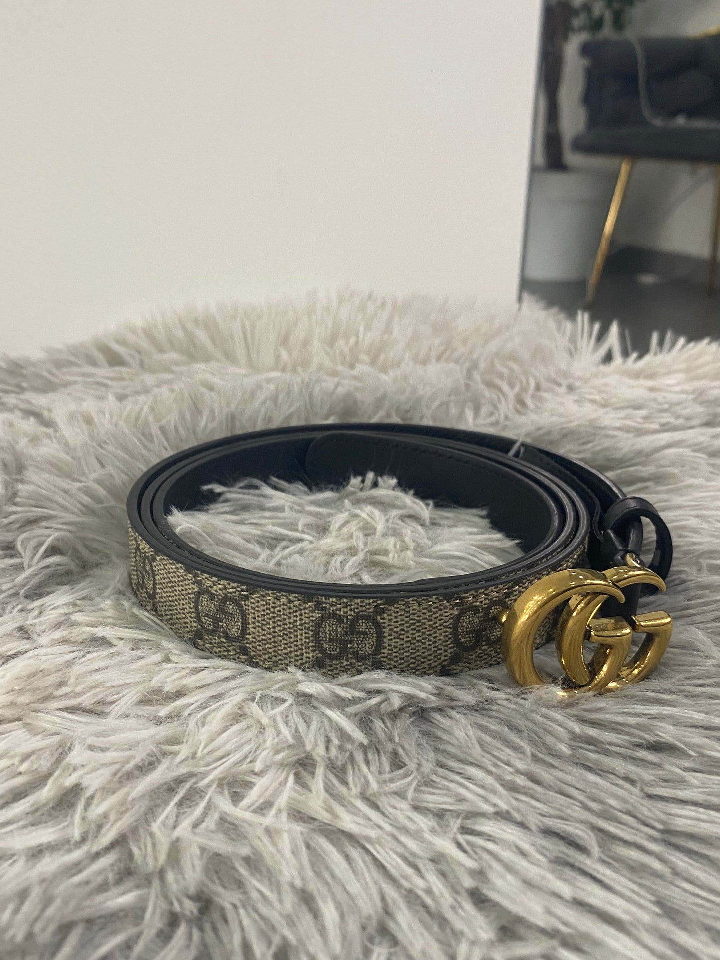 Cintura Gucci GG Sottile