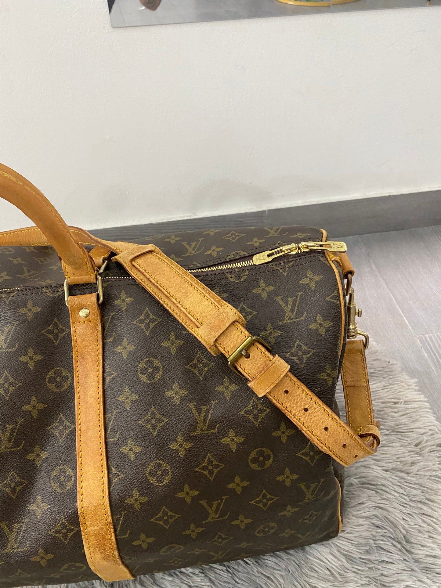 Borsone Louis Vuitton Keepall 55 Bandouliere