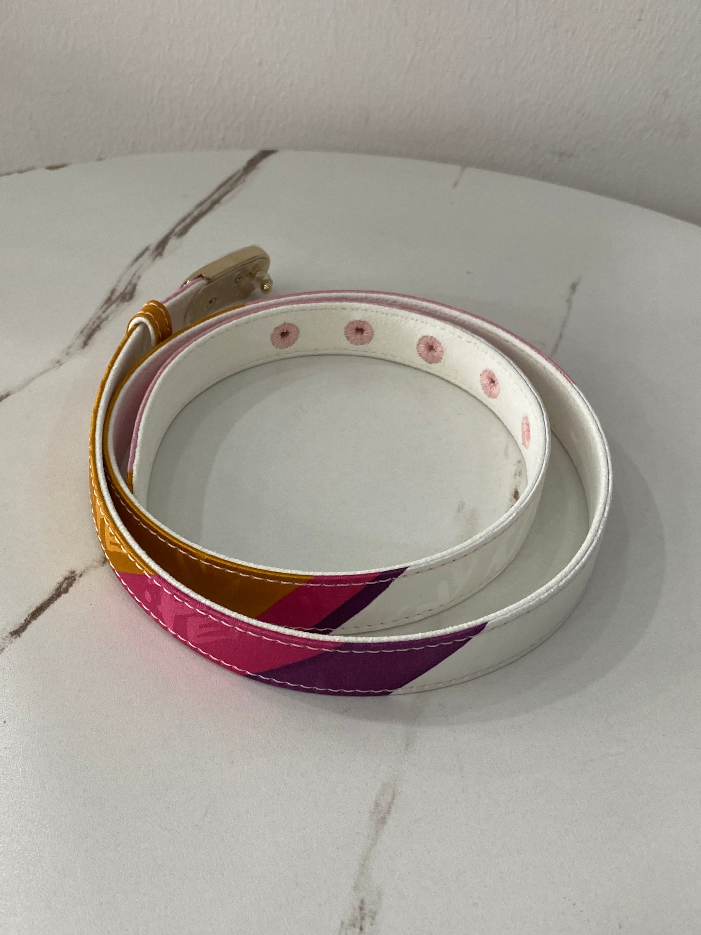 Cintura Fendi sottile FF 42