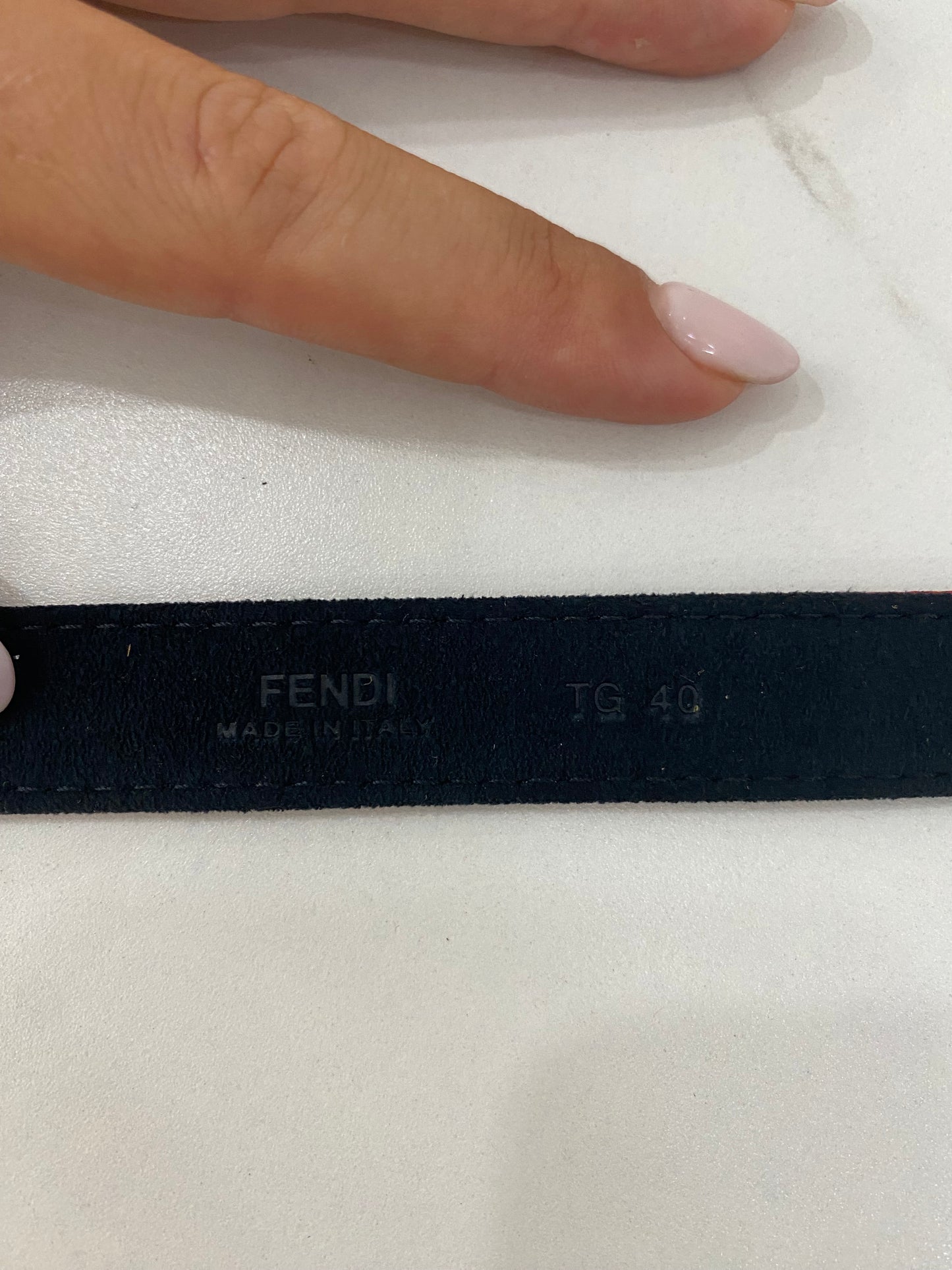 Cintura Fendi sottile FF 40