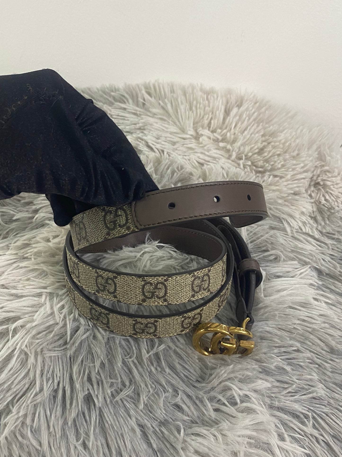 Cintura Gucci GG Sottile