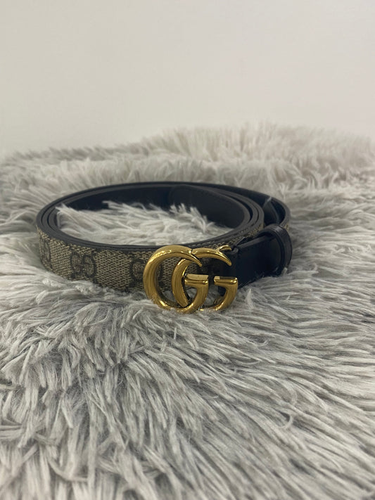 Cintura Gucci GG Sottile