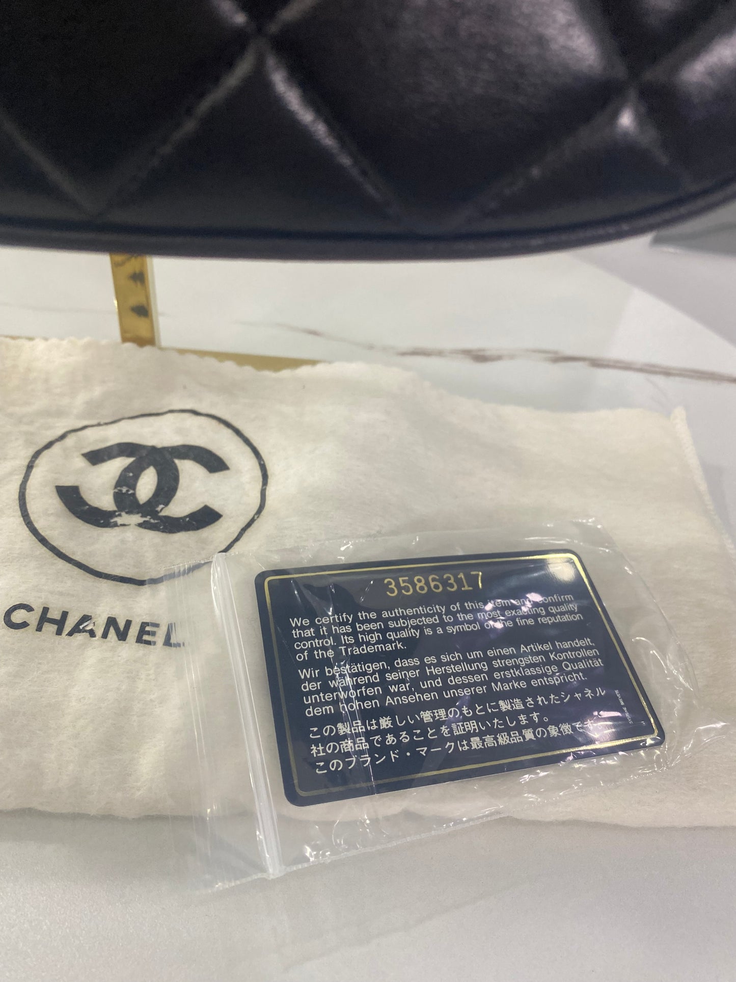 Borsa Chanel Buckle Ingot Hand