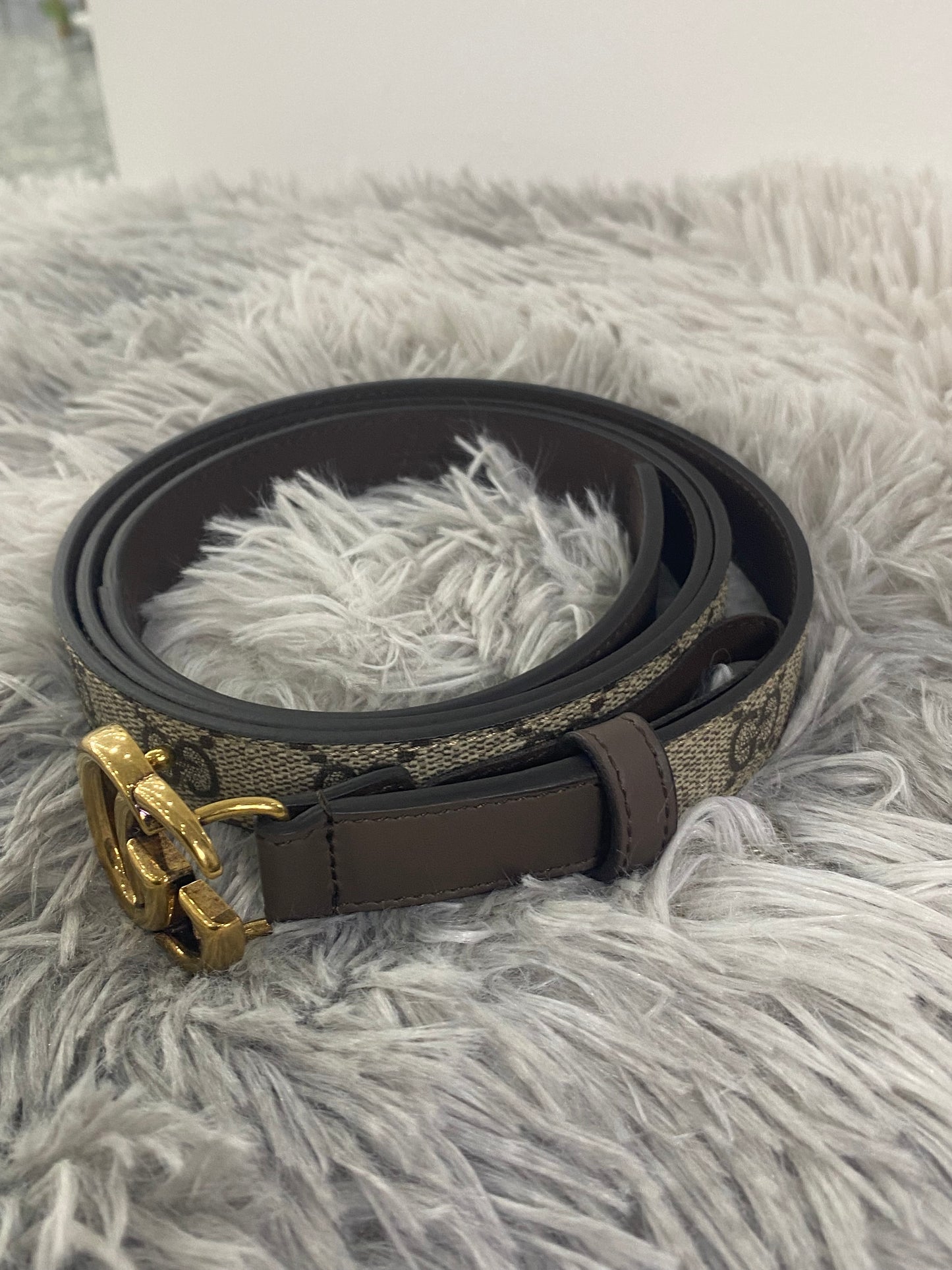 Cintura Gucci GG Sottile