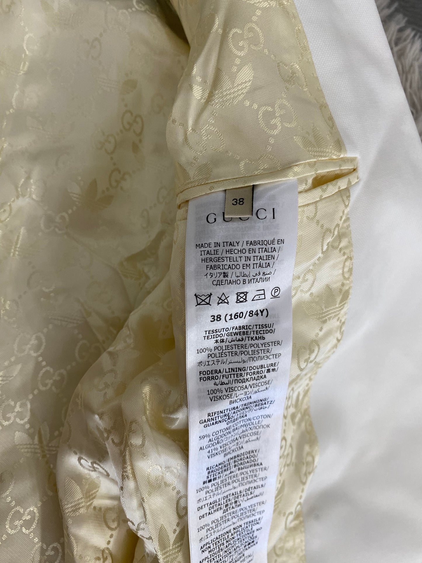 Giacca Gucci X Adidas GG