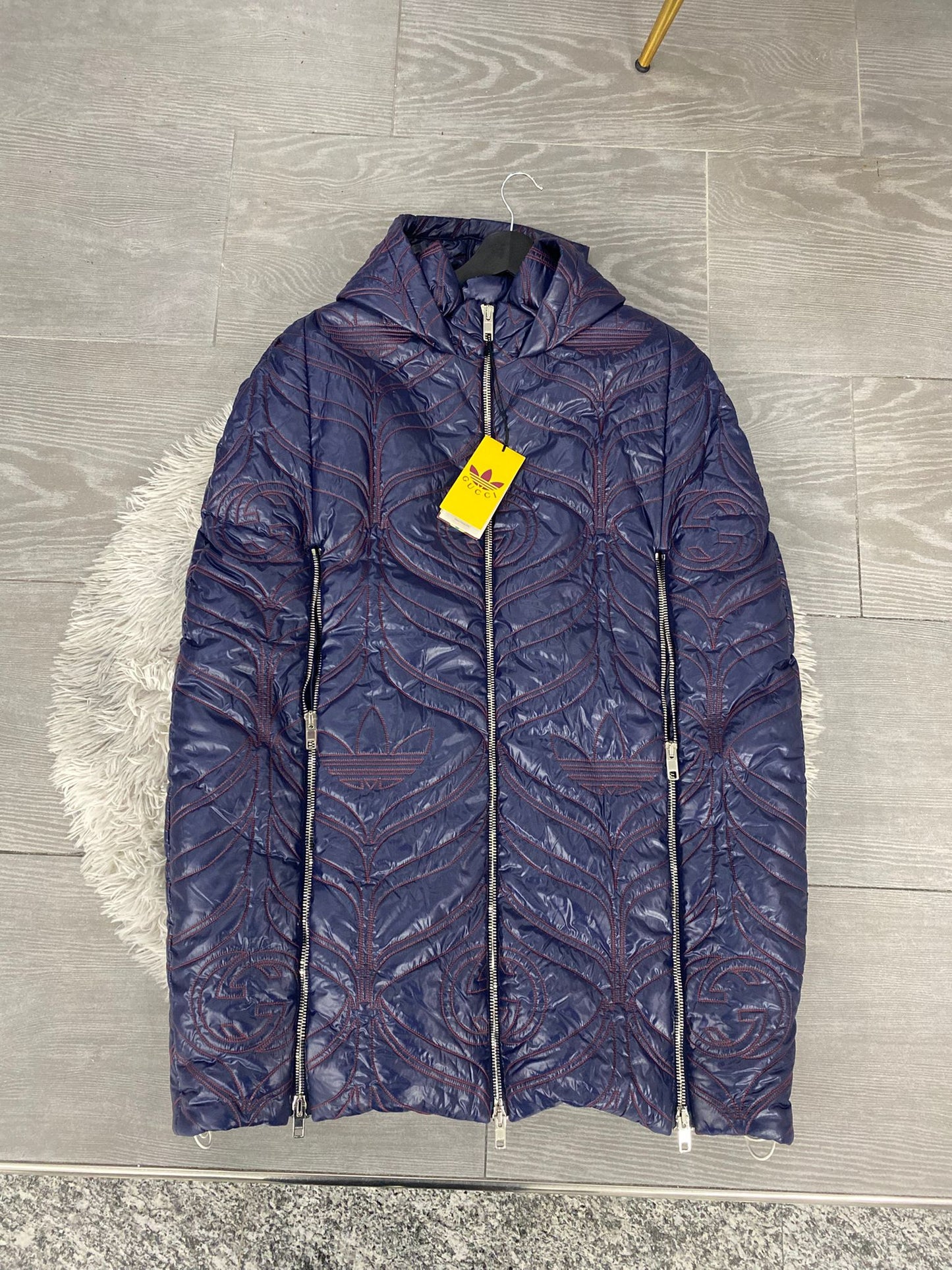 Piumino a Mantella Gucci X Adidas