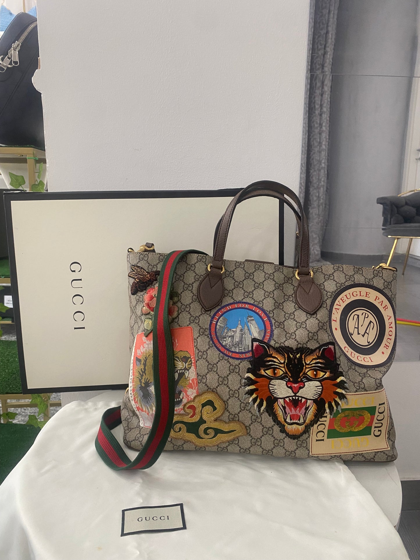 Borsa Gucci Tote Courrier