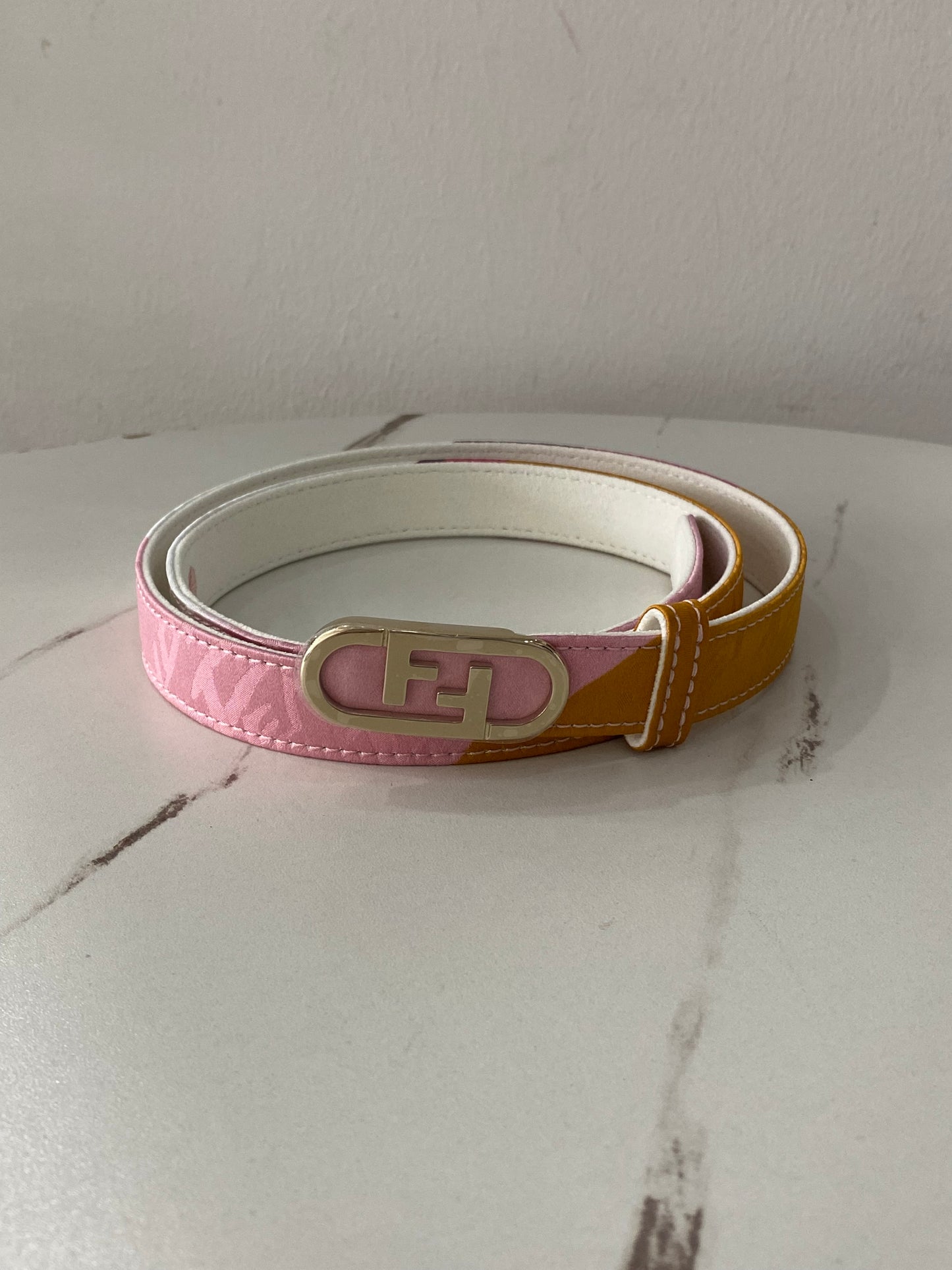 Cintura Fendi sottile FF 42