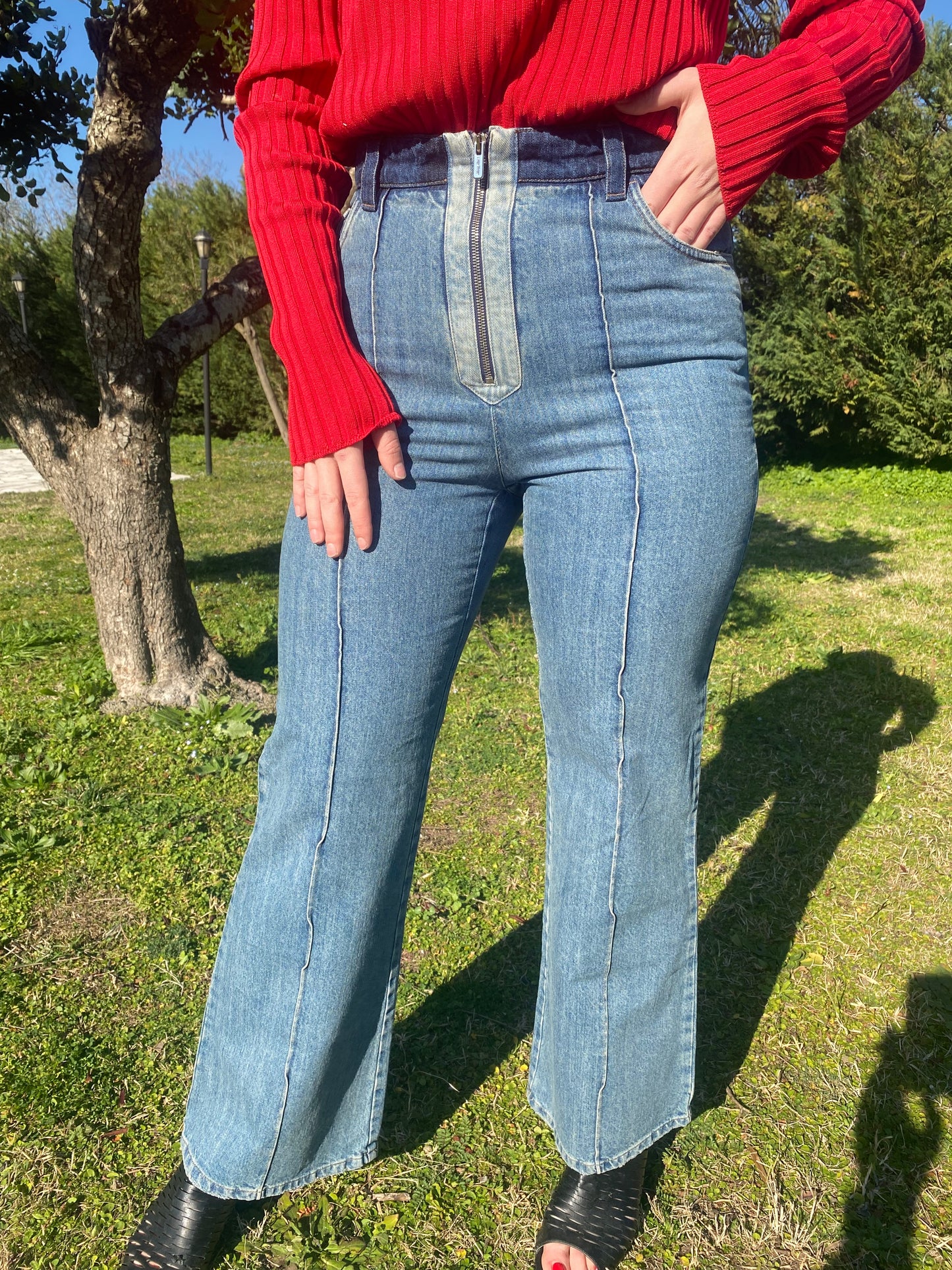 Pantalone Jeans Miu Miu