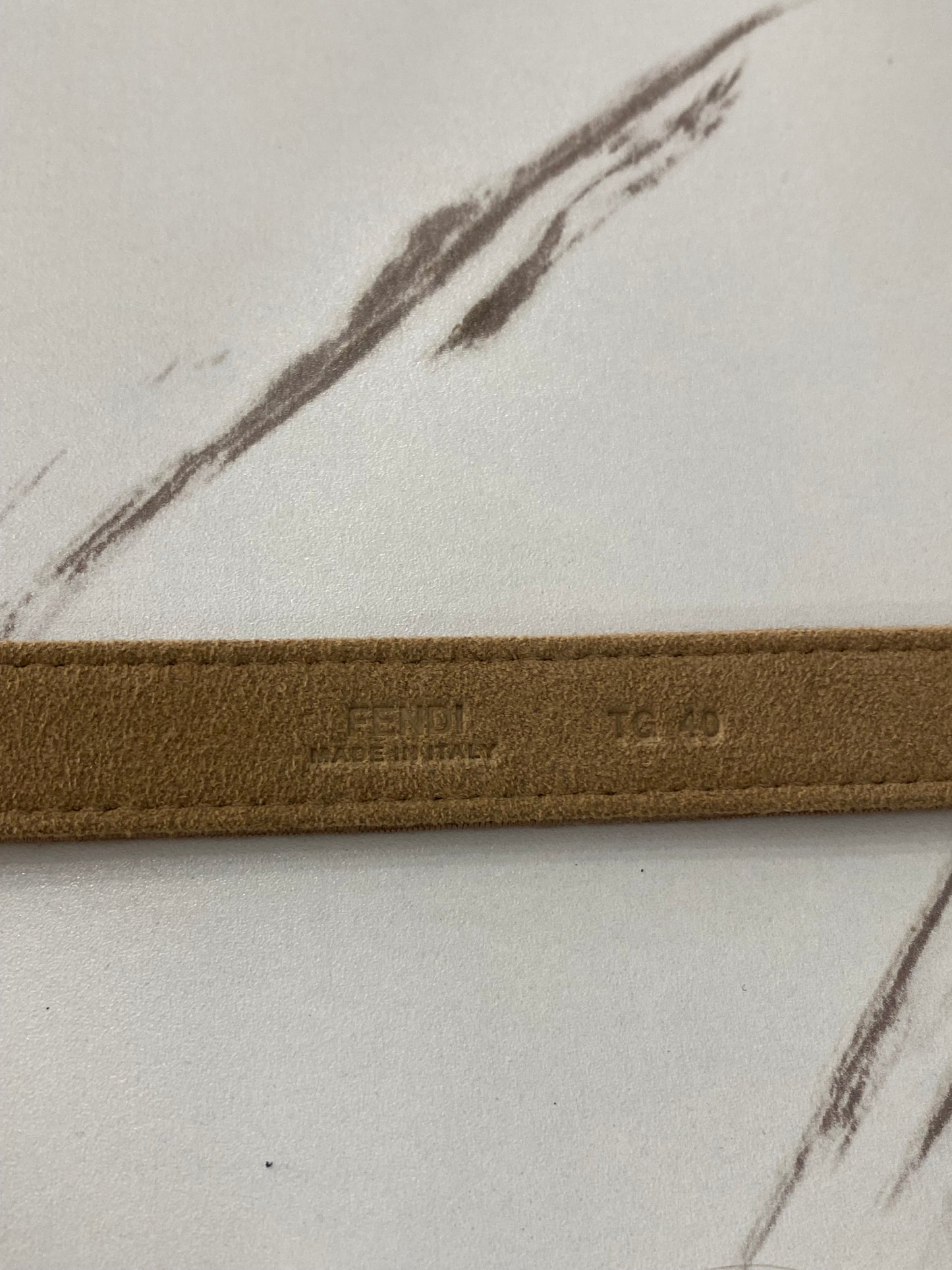 Cintura Fendi sottile FF 40