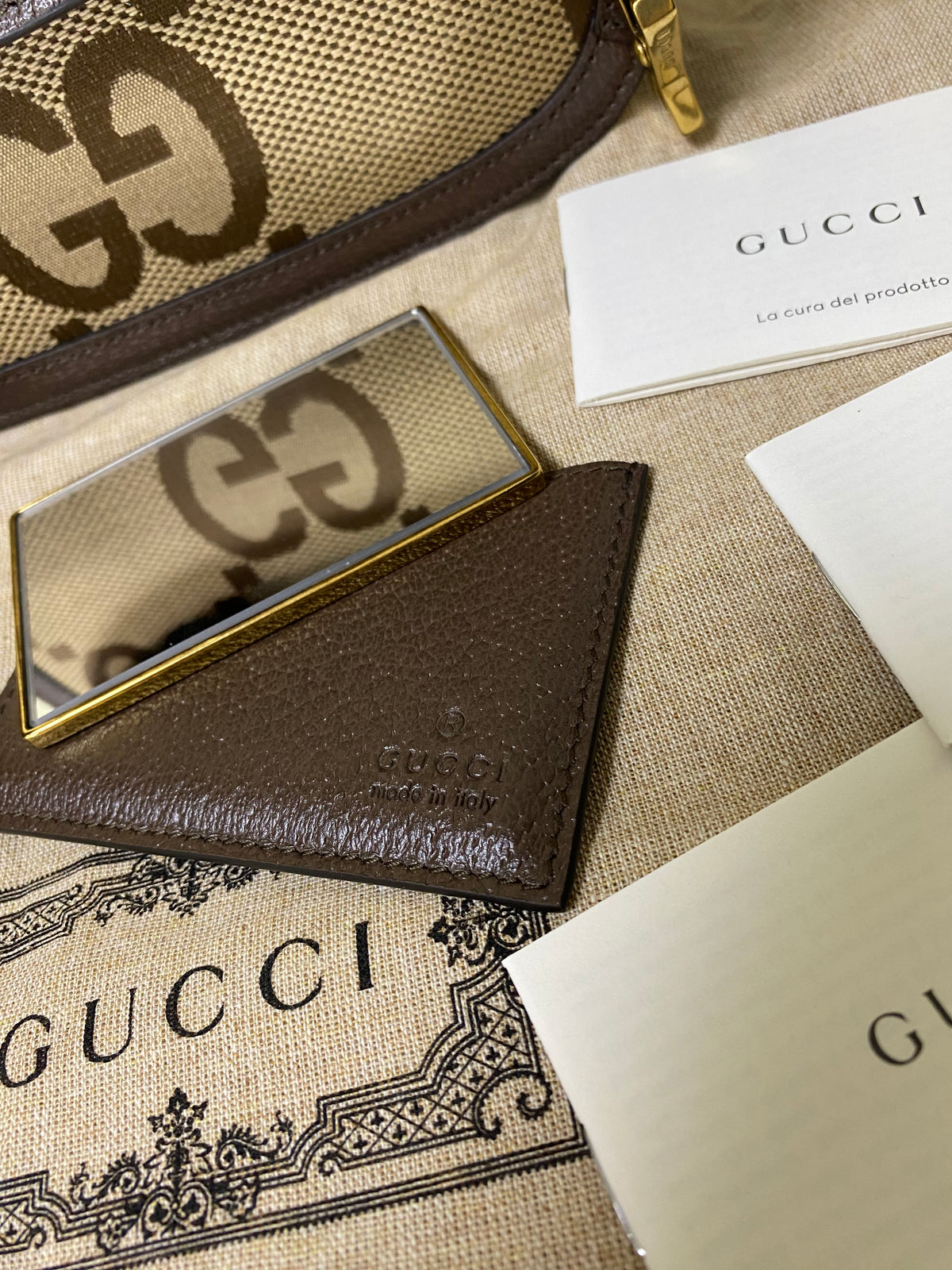 Borsa Gucci Bamboo Small Jumbo GG