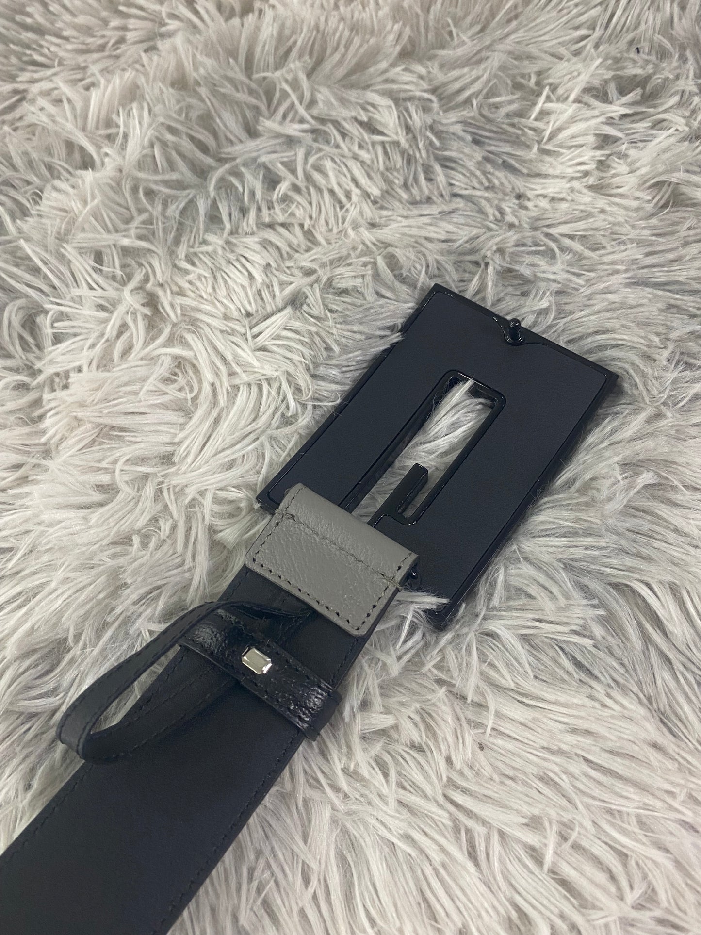 Cintura Gucci Square G Bicolore