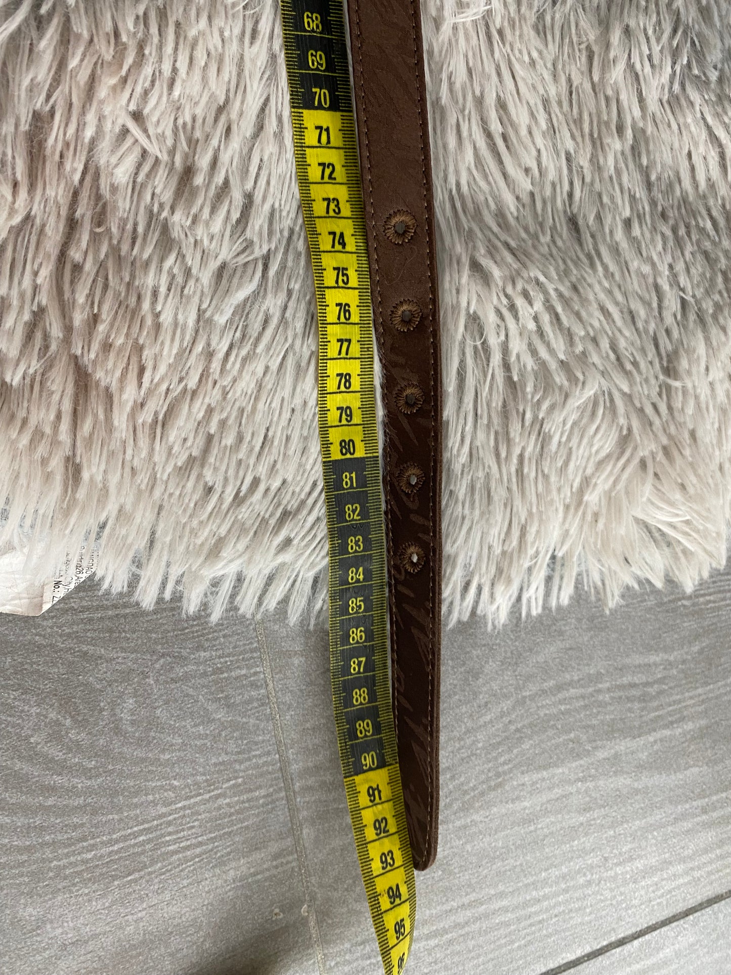 Cintura Fendi sottile FF 42
