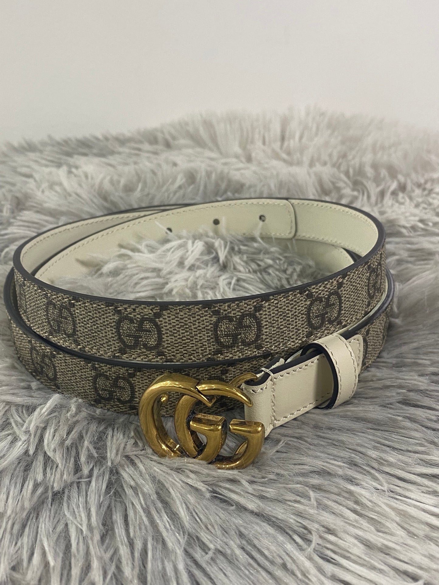 Cintura Gucci GG Sottile