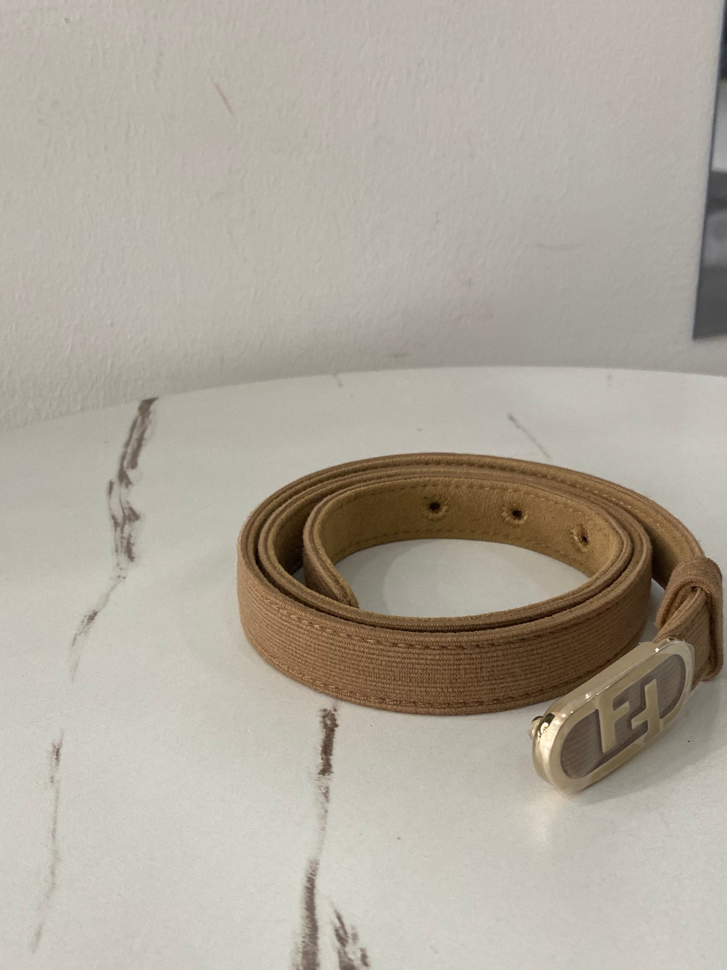 Cintura Fendi sottile FF 40