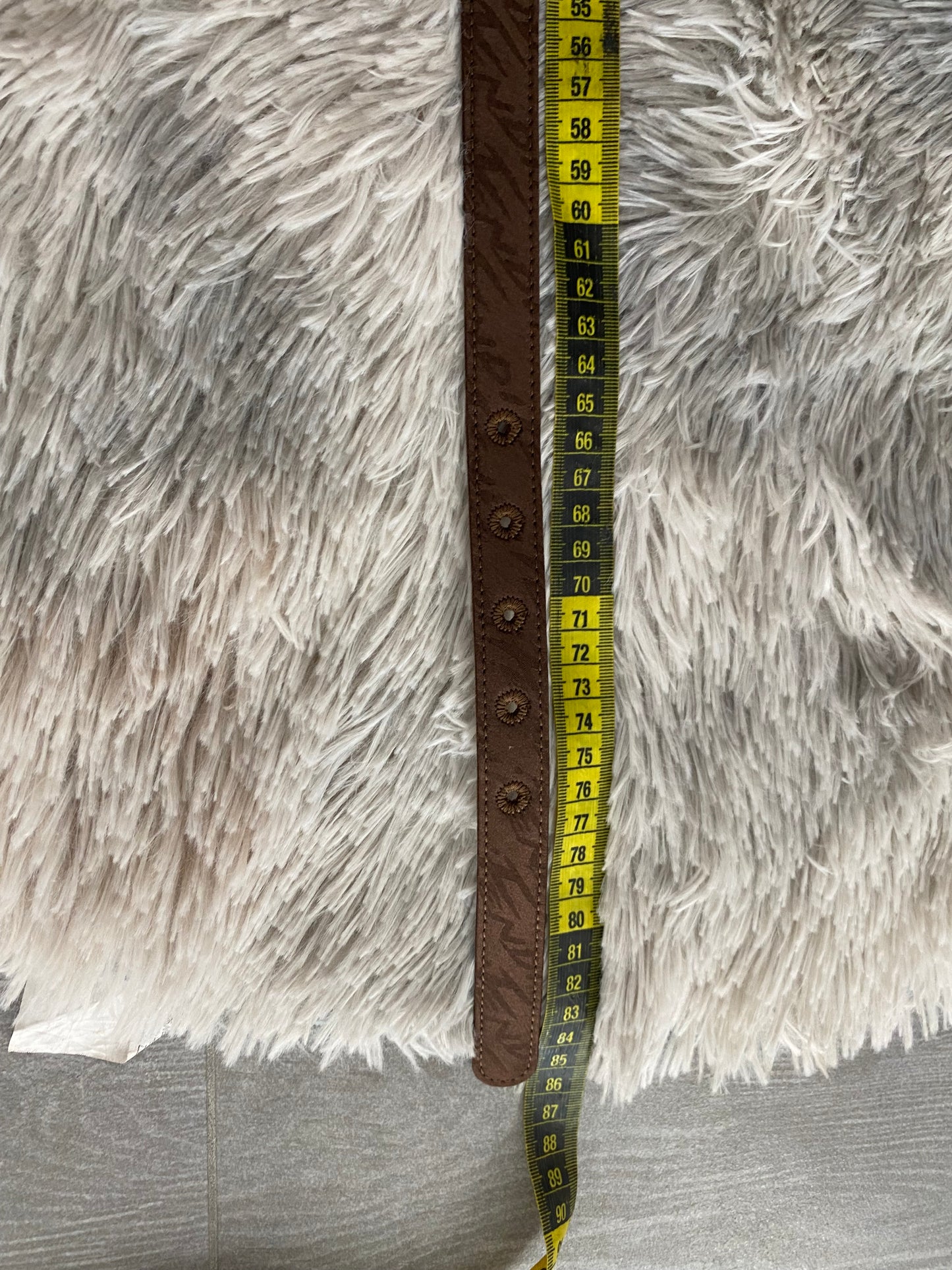 Cintura Fendi sottile FF 38