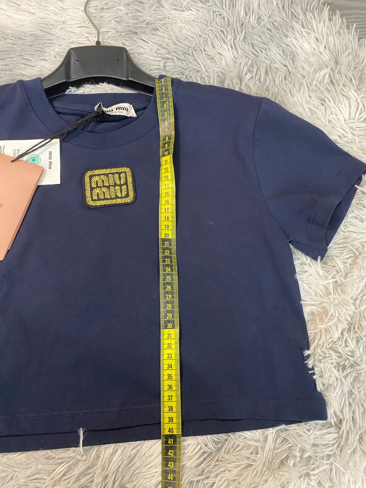 T-shirt corta Miu Miu