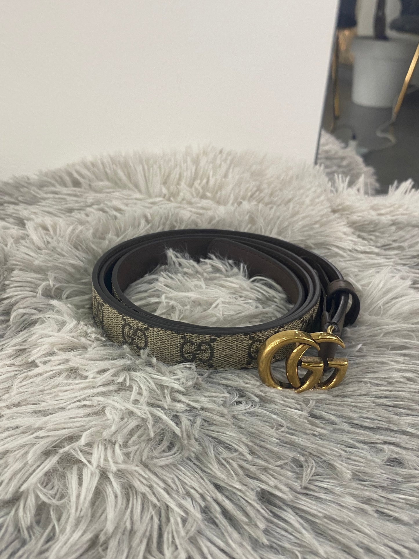 Cintura Gucci GG Sottile