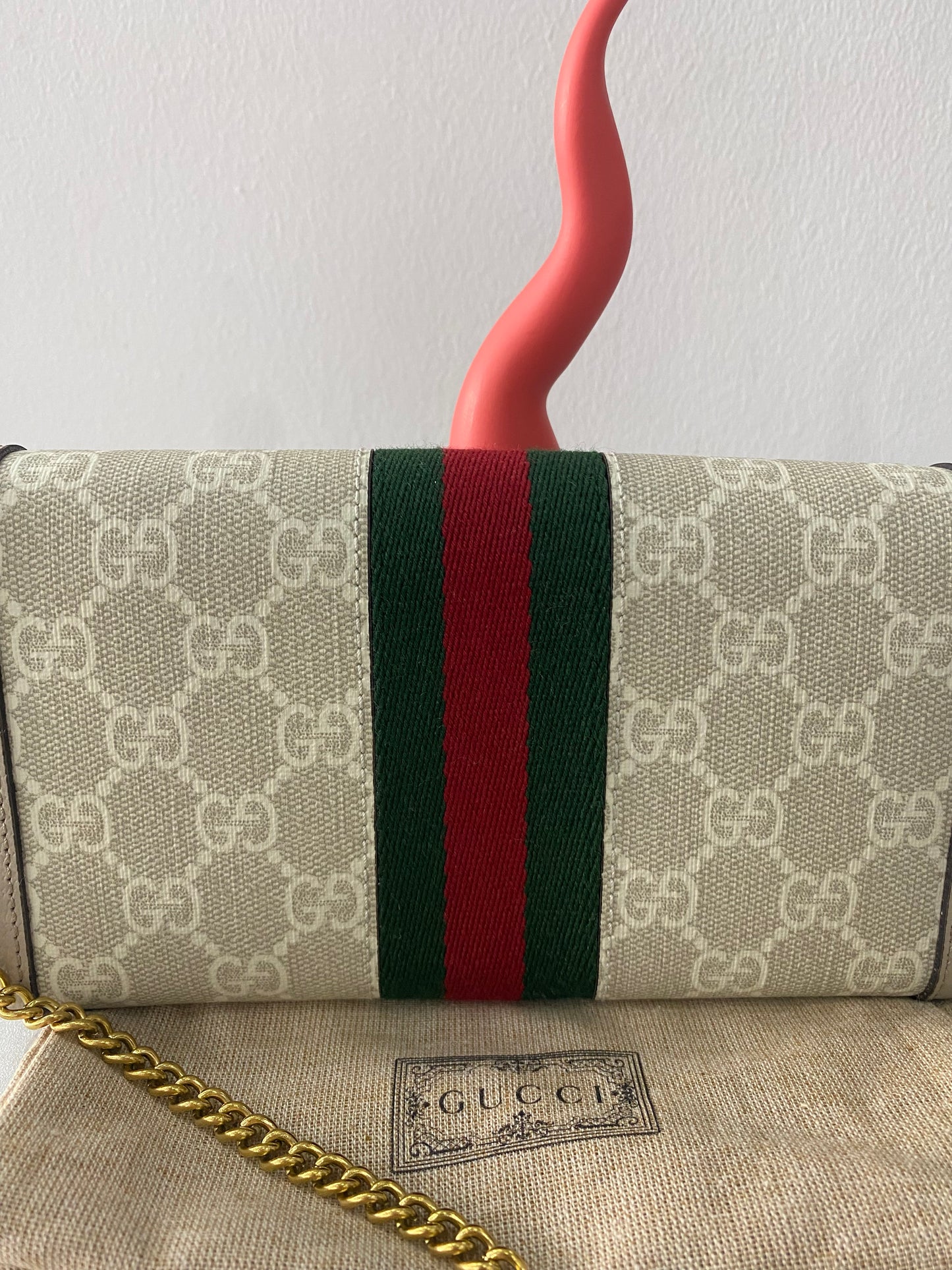 Portafoglio con tracolla Gucci Ophidia GG