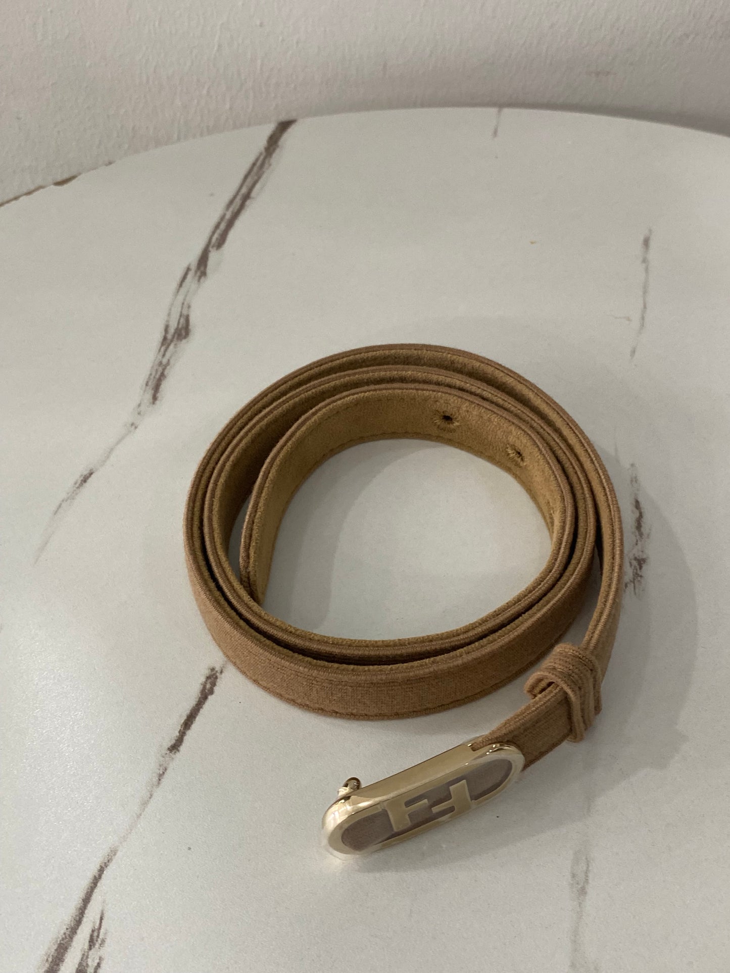 Cintura Fendi sottile FF 40