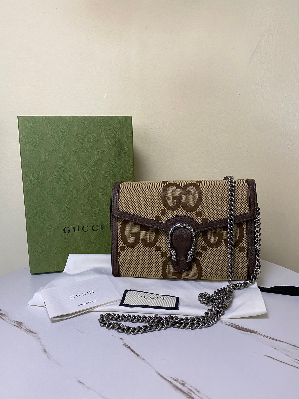 Borsa Gucci Dionysus Wallet Jumbo GG