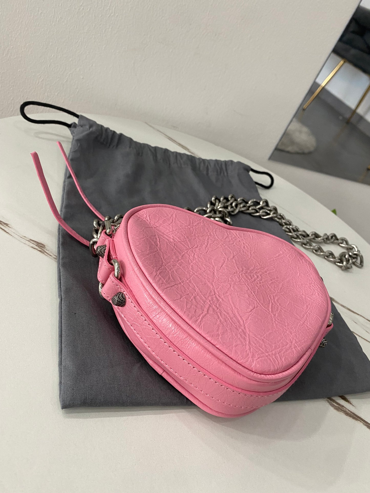 Borsetta Balenciaga Le Cagole Heart Mini