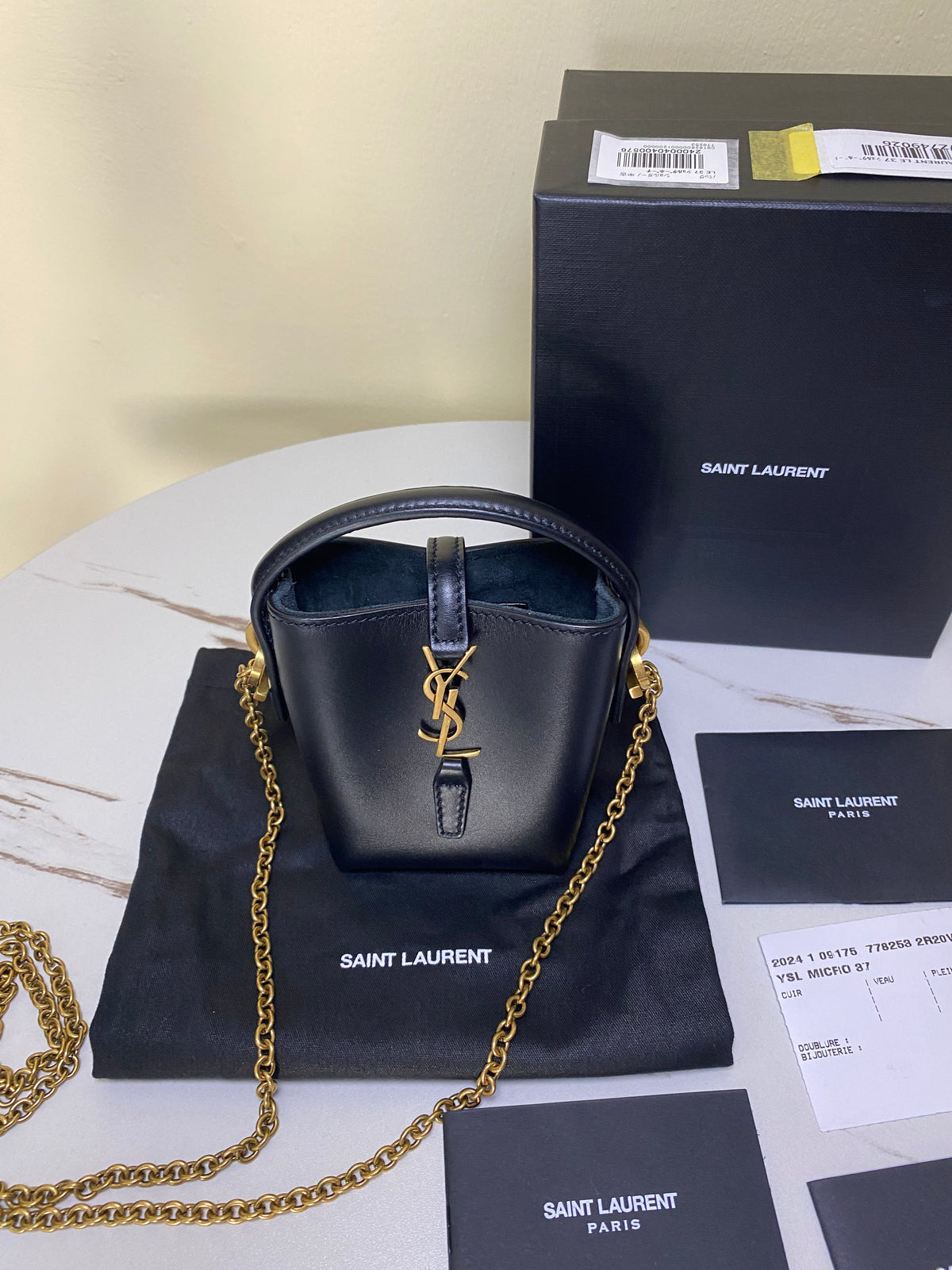 Borsetta Saint Laurent Le 37 Micro YSL